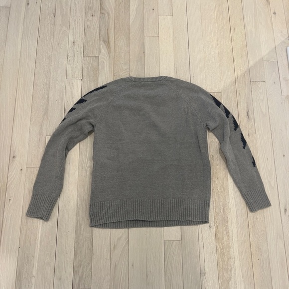 Rockets of Awesome Gray Lighting Bolt Cotton Sweater Boys Size 10/12 - Picture 5 of 5